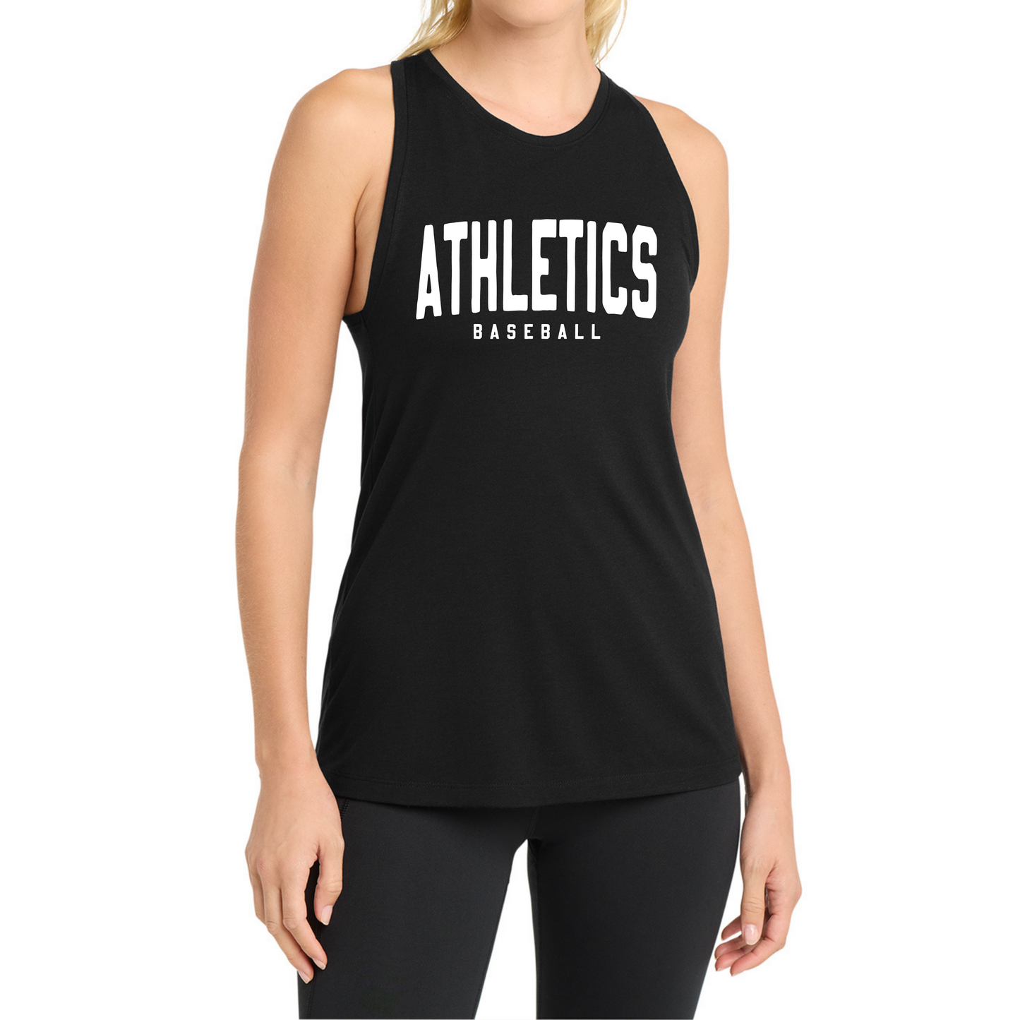 Women's Tri-Blend Wicking Tank Athletics Bball