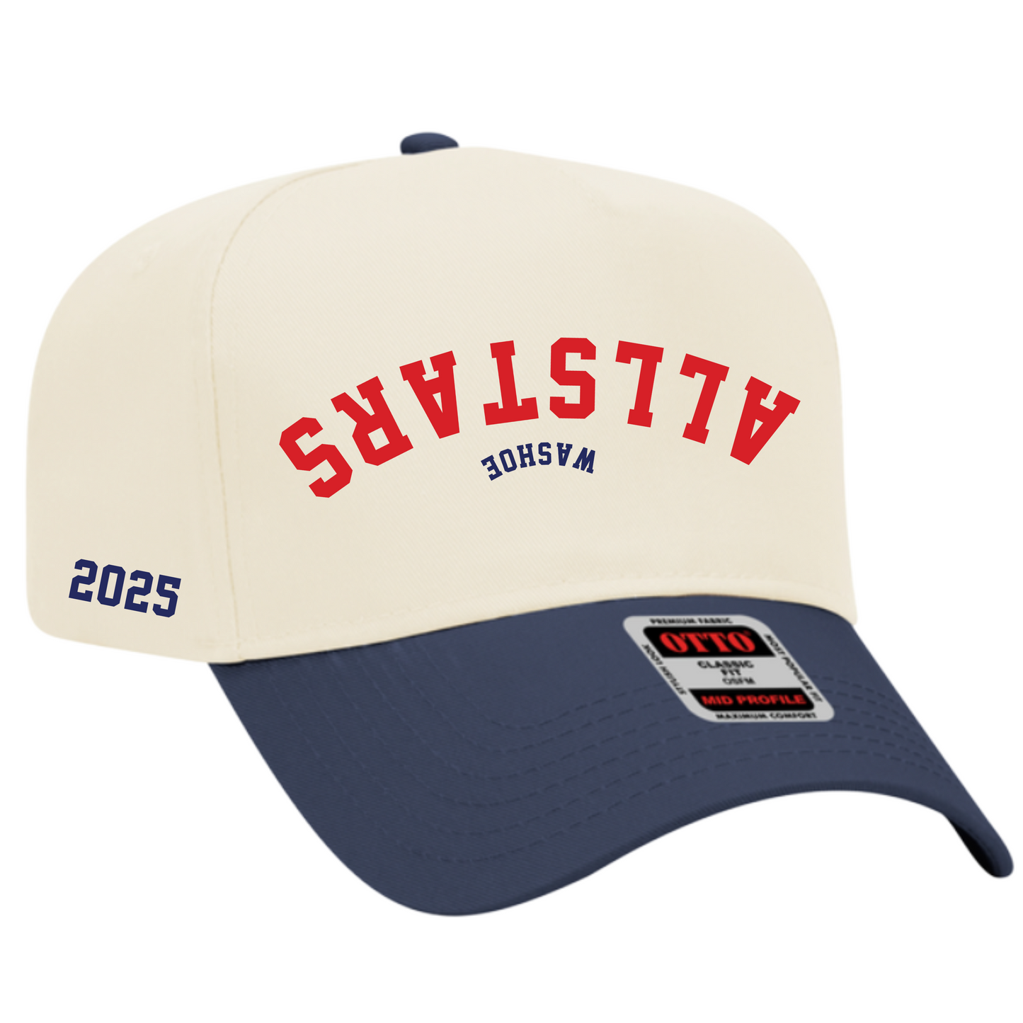 Two Toned Baseball Cap Navy