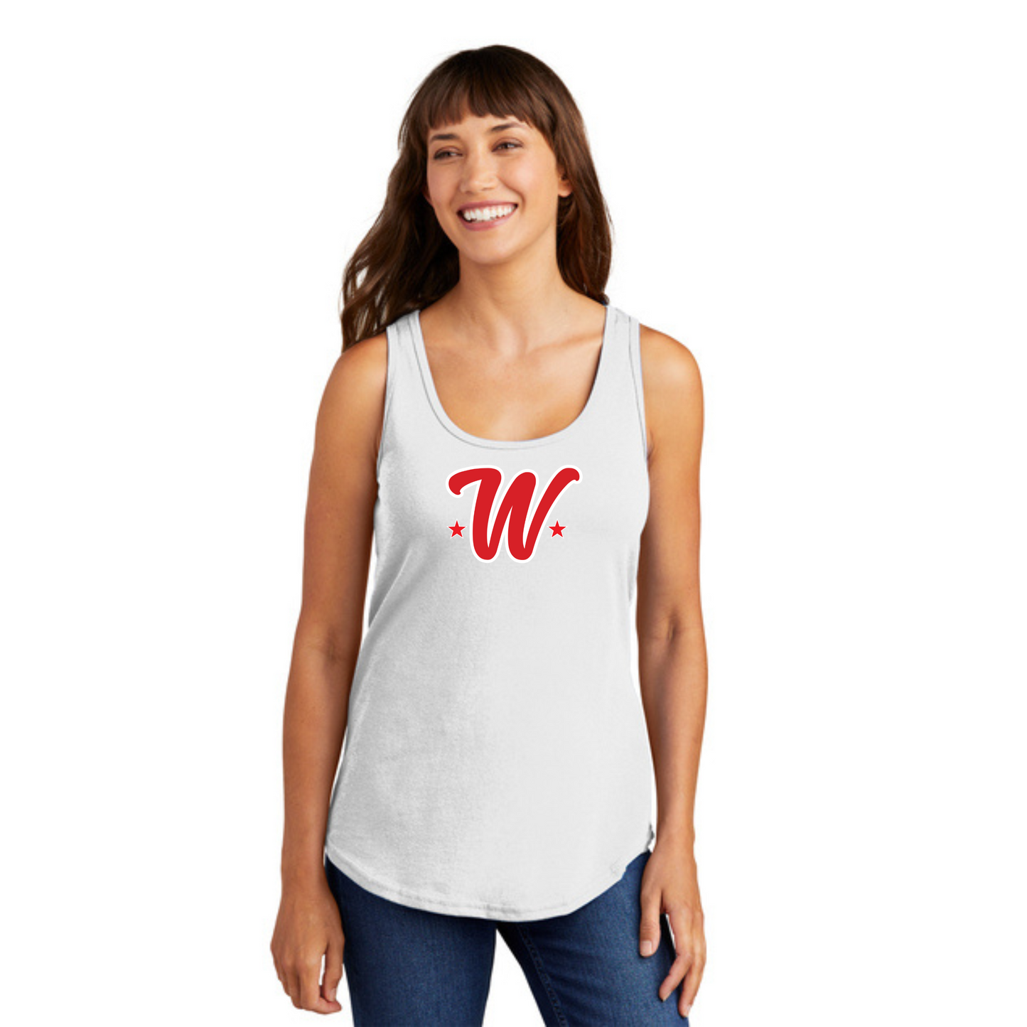 Washoe "W" Logo Women's Core Cotton Tank